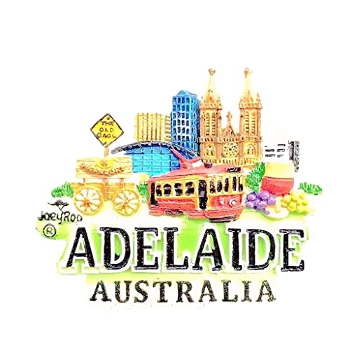 Australian Adelaide Wahrzeichen-Magnet für Küche, Kühlschrank, dekorierter Magnet von SEENS