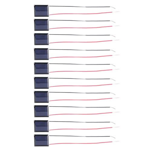 SEEOR 1 V 85 mA Solarpanel mit Draht tropfender Klebstoffplatte Solar-Epoxid-Paneel Polysiliziumplatte Solarkanäle Modul dauerhaft von SEEOR