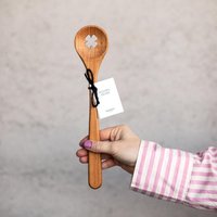 Kochlöffel Kleeblatt/Hangefertigter Holz Küchenhelfer Personalisierte Gravur von SEESUCHTmanufaktur