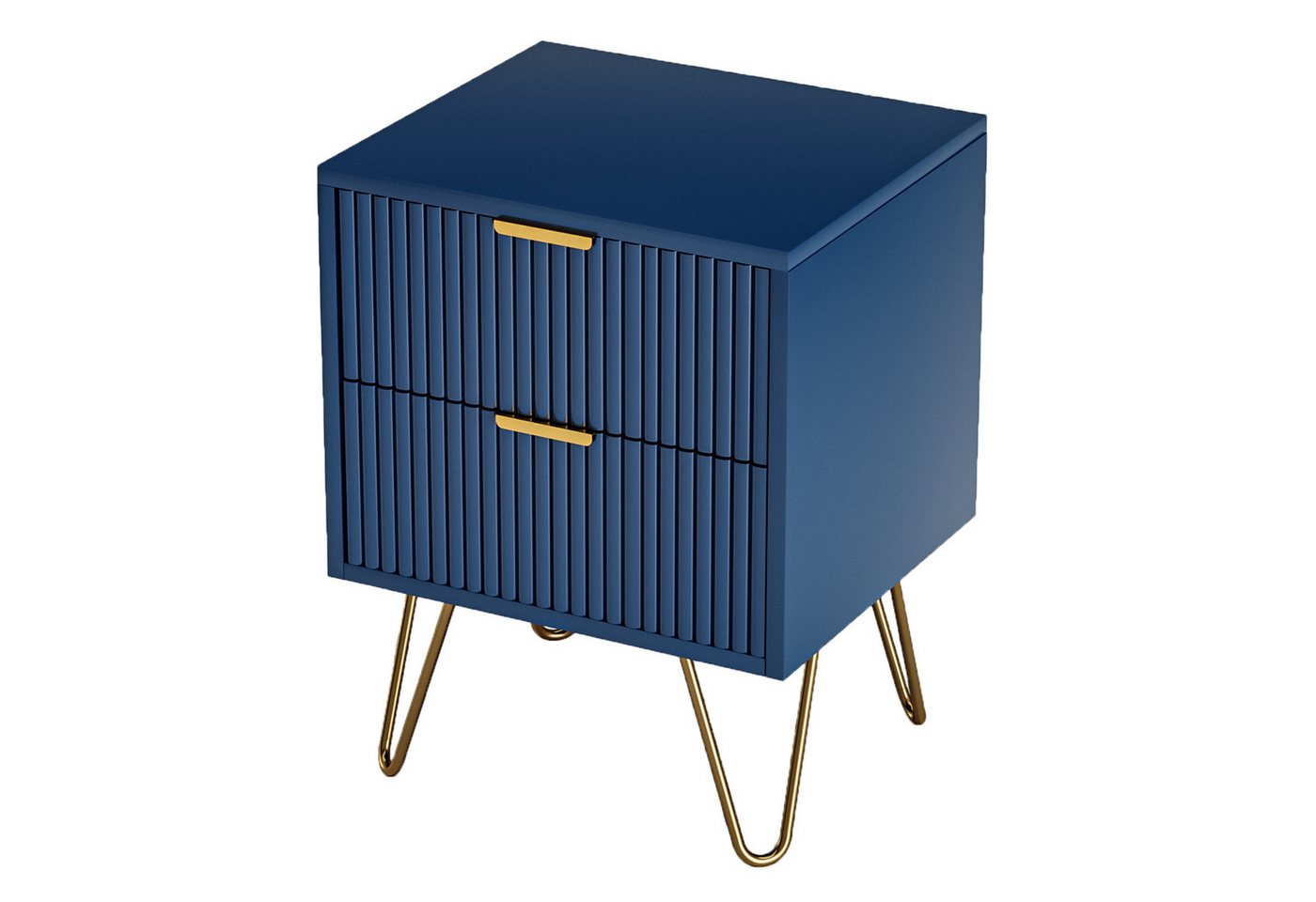 SEEZSSA Nachtkonsole Nachtkommode Nachtschrank Nachttisch mit 2 Schublden Metallbeine, Besitelltisch Sofatisch Nachtkonsole für Boxspringbett, 40x35x50cm SEEZSSA Nachtkonsole Nachtkommode Nachtschrank Nachttisch mit 2 Schublden Metallbeine, Besitelltisch Sofatisch Nachtkonsole für Boxspringbett, 40x35x50cm von SEEZSSA