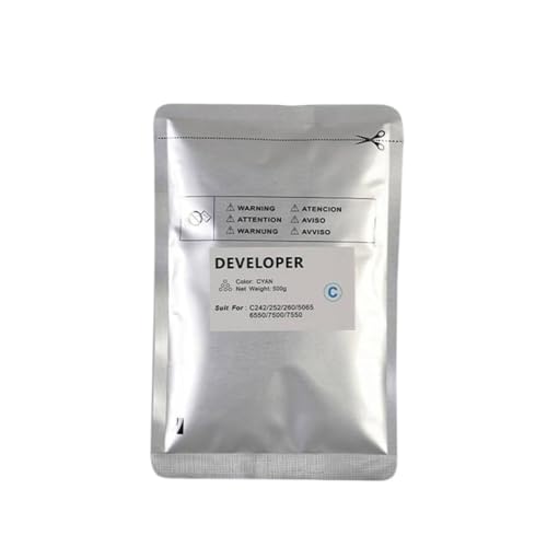 SEFNPOME 1PC 500G -Entwickler Kompatibel mit kompatible DC C5065 C6550 C5065 6550 7500 7550 245 242 260 560 700 7780 CMYK Stabile Leistung(C) von SEFNPOME