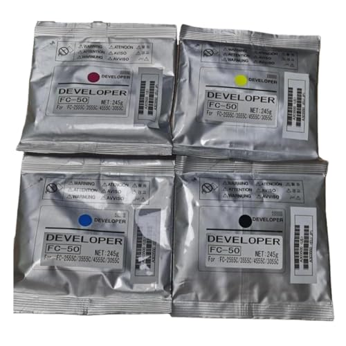 SEFNPOME 1pc FC50 -Entwickler kompatibel mit E 2555C 3555C 4555C 3055C Pulverentwickler(1PC C) von SEFNPOME