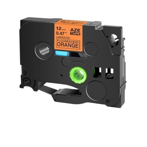 SEFNPOME 1pcs kompatibel(Black on Flu-Orange) von SEFNPOME