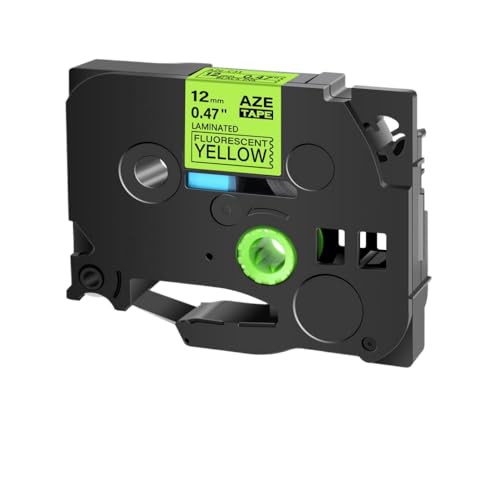 SEFNPOME 1pcs kompatibel(Black on Flu-Yellow) von SEFNPOME