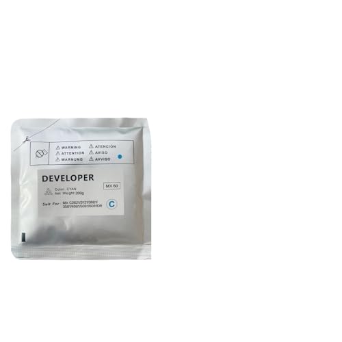 SEFNPOME 200G -Entwicklerpulver MX61 MX60 kompatibel mit MX 3081 4081 5081 6081 2621 3121 MX3081 MX3070 MX60NV MX61NV IRONNEUCH(1pcs Cyan 200G) von SEFNPOME