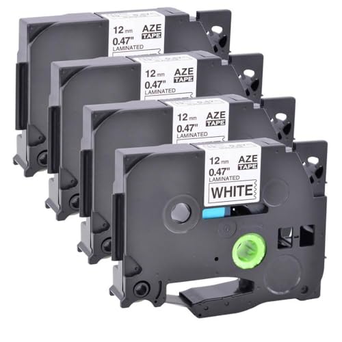 SEFNPOME 4pk kompatibles Etikettband Kompatibel mit TZE 231 TZ 231 Laminiertes Etikett Maker -Klebeband Kompatibel mit PT D210 H110 D600 1230 PC 1208 12mm SEFNPOME 4pk kompatibles Etikettband Kompatibel mit TZE 231 TZ 231 Laminiertes Etikett Maker -Klebeband Kompatibel mit PT D210 H110 D600 1230 PC 1208 12mm von SEFNPOME