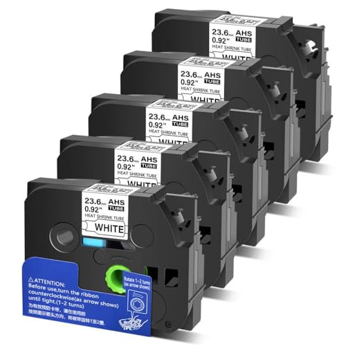 SEFNPOME 5pcs Wärmeschrinkrohre Etikett mit HSE 251 HSE251 Etikett schwarz auf Weiß 092 Zoll 492 Fuß SEFNPOME 5pcs Wärmeschrinkrohre Etikett mit HSE 251 HSE251 Etikett schwarz auf Weiß 092 Zoll 492 Fuß von SEFNPOME