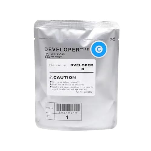 SEFNPOME DV313 Entwicklerpulver kompatibel mit C258 C308 C368 C458 C558 C658 CMYK 1 Stück(1PCS Cyan) von SEFNPOME