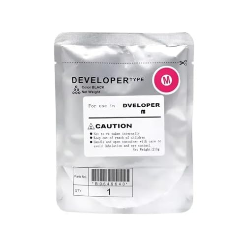 SEFNPOME DV313 Entwicklerpulver kompatibel mit C258 C308 C368 C458 C558 C658 CMYK 1 Stück(1PCS Magenta) von SEFNPOME