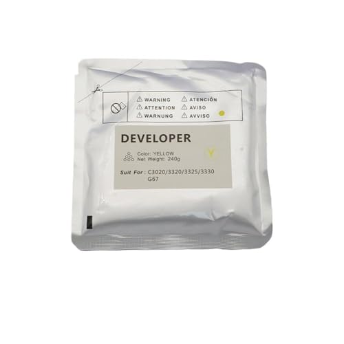 SEFNPOME Entwicklerpulver kompatibel mit IR C3020 C3320 C3325 C3330 Modelle 240 g pro Beutel G67 IRC3320 IRC3325 IRC3330 IRC302020(Yellow) von SEFNPOME