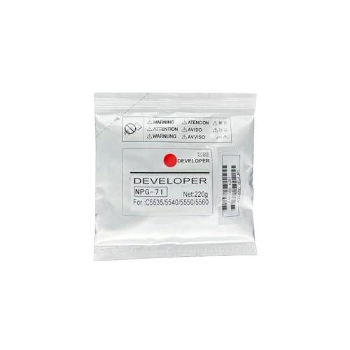SEFNPOME NPG71 G71 Entwicklerpulver 220G kompatibel mit C5535 C5540 C5550 C5560 Stabile Leistung(Magenta) von SEFNPOME