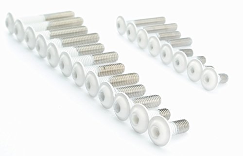 Linsenkopfschrauben Edelstahl V2A weiss M5 M6 Schrauben A2 Innensechskant, Stückzahl:10 Stk., Abmessung Schrauben:M6x16 Linsenkopfschrauben Edelstahl V2A weiss M5 M6 Schrauben A2 Innensechskant, Stückzahl:10 Stk., Abmessung Schrauben:M6x16 von SEGO