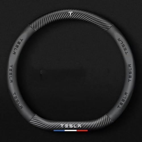 SEGSFGHD Auto Lenkradbezug, für Tesla Model x P100d AWD/Plaid AWD Leder Auto Lenkradabdeckung Lenkradschoner,Anti Rutsch Atmungsaktiv Auto Lenkrad Abdeckung,d-Black SEGSFGHD Auto Lenkradbezug, für Tesla Model x P100d AWD/Plaid AWD Leder Auto Lenkradabdeckung Lenkradschoner,Anti Rutsch Atmungsaktiv Auto Lenkrad Abdeckung,d-Black von SEGSFGHD