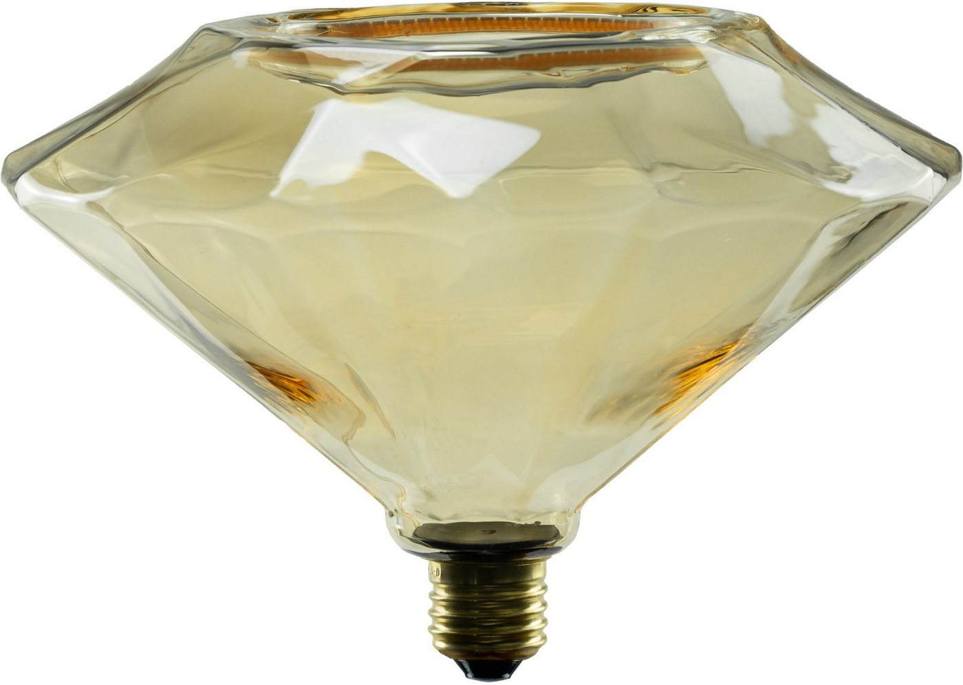 SEGULA LED-Leuchtmittel Floating, E27, 1 St., Warmweiß, dimmbar, Floating Diamond, gold, E27 von SEGULA