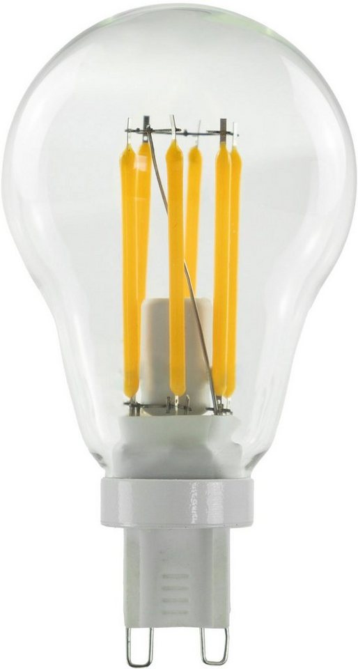 SEGULA LED-Leuchtmittel LED Glühlampe A15 - G9, G9, 1 St., Warmweiß, LED Glühlampe A15 - G9, 2700K, klar, 3,2W, CRI 90, dimmbar von SEGULA