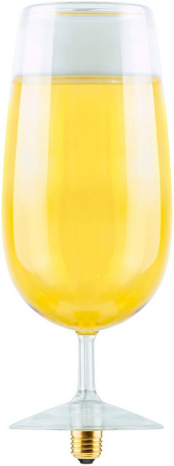 SEGULA LED-Leuchtmittel LED Floating Beer foam, E27, 1 St., Extra-Warmweiß, handmade von SEGULA