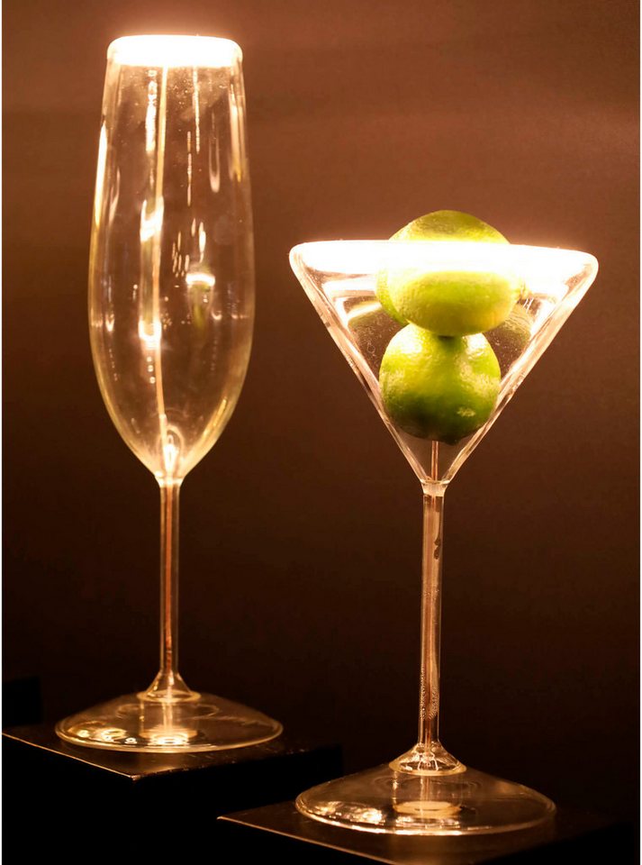 SEGULA LED-Leuchtmittel LED Floating Champagne clear, E27, 1 St., Extra-Warmweiß, handmade von SEGULA