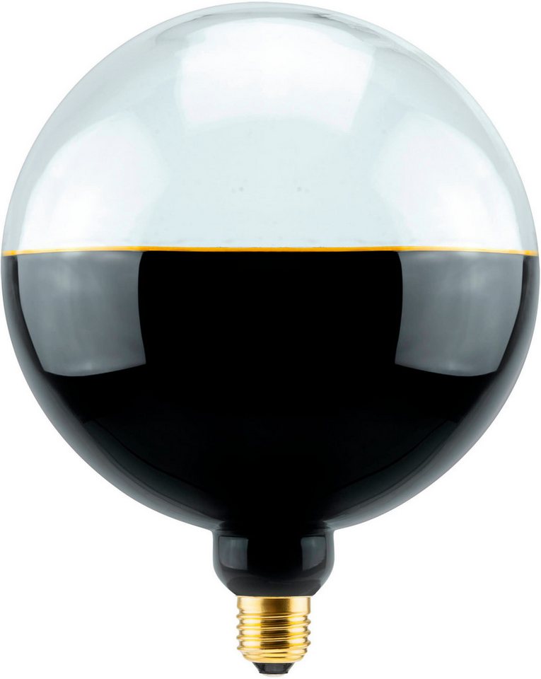 SEGULA LED-Leuchtmittel LED Illusion Globe 188 2tones black clear, E27, 1 St., Extra-Warmweiß, 2-farbiges Glas von SEGULA