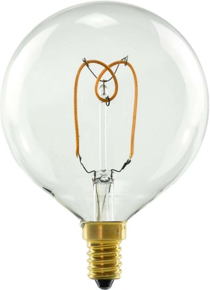 SEGULA LED-Leuchtmittel Soft Line, E14, 1 St., Warmweiß, dimmbar, Soft Globe 80 klar, E14 von SEGULA