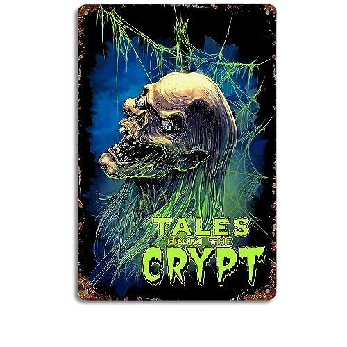 Tales from the Crypt Vintage-Blechschild aus Metall, 30,5 x 20,3 cm, Gothic-Horror-Sammelstück, Dekoration, gruselige Wandkunst, perfekt für Halloween, Fans von makabren und paranormalen Enthusiasten Tales from the Crypt Vintage-Blechschild aus Metall, 30,5 x 20,3 cm, Gothic-Horror-Sammelstück, Dekoration, gruselige Wandkunst, perfekt für Halloween, Fans von makabren und paranormalen Enthusiasten von SEHINU