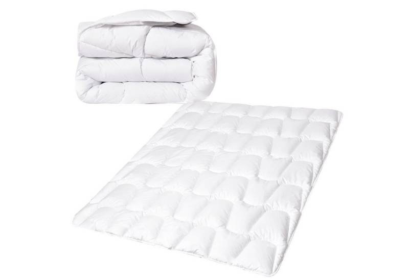 SEI Design Microfaserbettdecke SWAN De Luxe Winter 200x220 cm, Füllung: 100% Polyester Mikrofaser, Bezug: 100% Baumwolle, Vegane Alternative zu Daunen von SEI Design