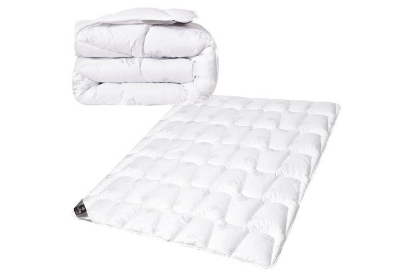 SEI Design Microfaserbettdecke SWAN Sommer Bettdecke 135x200 cm Mikrofaser Decke, Füllung: 100% Mikrofaser, Bezug: 100% Mikrofaser, Allergiker von SEI Design