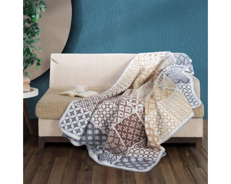 Plaid Plaid Kuscheldecke Decke - 150x200 cm - Extra Weich & Flauschig, SEI Design, Deko Wohnzimmer Überwurf für Couch von SEI Design