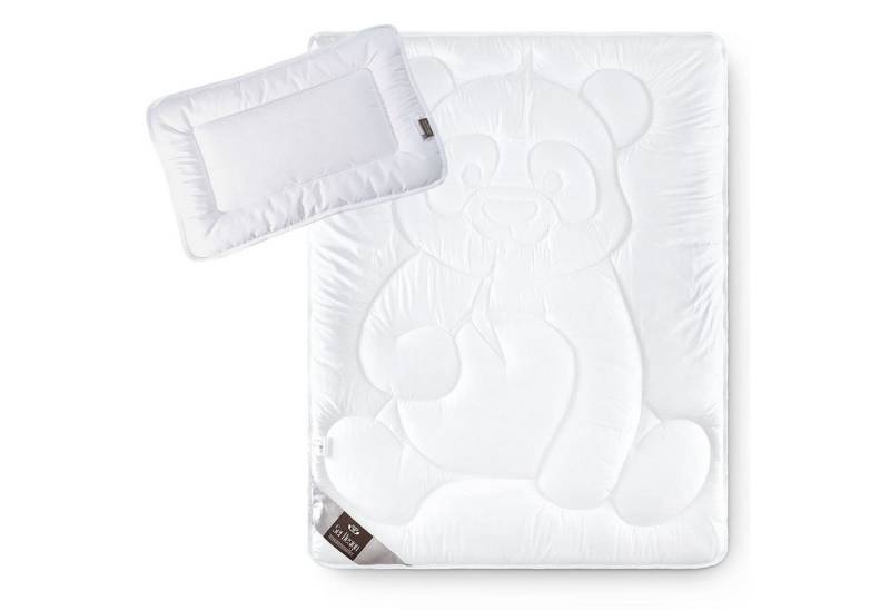 SEI Design Babybettdecke Baby Kinder Bett-Set Decke 100x135 + Kissen 40x60, Füllung: Polyester, Bezug: weichste Mikrofaser, Kochfest von SEI Design