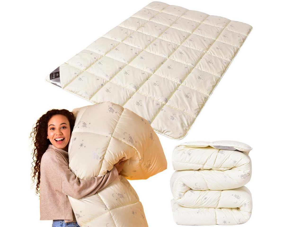 SEI Design Naturfaserbettdecke Wool Winter 155x220, Füllung: 70% Schurwolle - 30% Polyester, mit echter Schurwolle SEI Design Naturfaserbettdecke Wool Winter 155x220, Füllung: 70% Schurwolle - 30% Polyester, mit echter Schurwolle von SEI Design