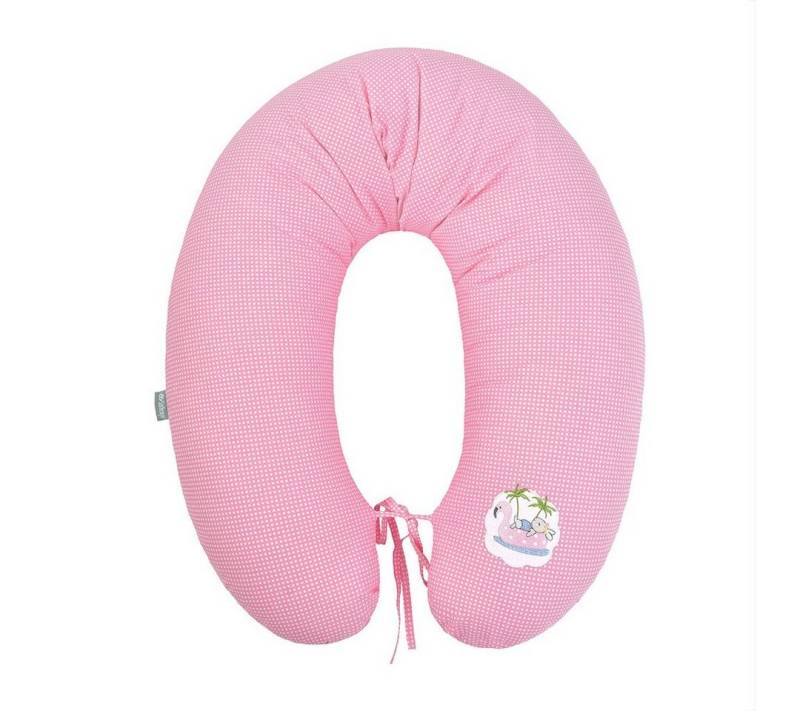 SEI Design Stillkissen Seitenschläferkissen Babynestchen Kuschelnest 170x30 cm, Schwangerschaftskissen mit Bezug, Bezug 100% Baumwolle von SEI Design