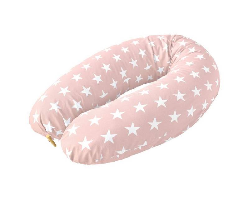 SEI Design Stillkissen Seitenschläferkissen Babynestchen Kuschelnest XXL, Schwangerschaftskissen mit Bezug, Bezug 100% Baumwolle von SEI Design