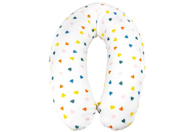 SEI Design Stillkissen Seitenschläferkissen XXL Babynest - Baby Erstausstattung Neugeborene, Kissen XXL 190x30 cm, Bezug 100% Baumwolle von SEI Design