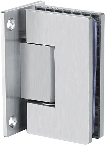 Glastürscharnier, Duschtürscharniere, Rahmenloses 90-Grad-Scharnier for Wand-Glas-Duschtür-Wandmontage for gehärtete Glastüren mit einer Dicke von 8–10 mm von SEIBES