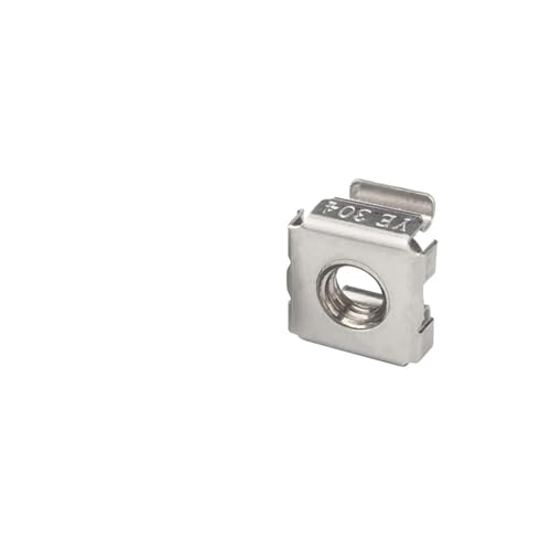 SEIDER 1/2/5/10 Stück M4 M5 M6 M8 M10 M12 A2-70 304 Edelstahl Quadratischer Clip Schwimmende Käfigmutter for Serverschrank Regal Rack Mount Muttern(1Pc M12) von SEIDER
