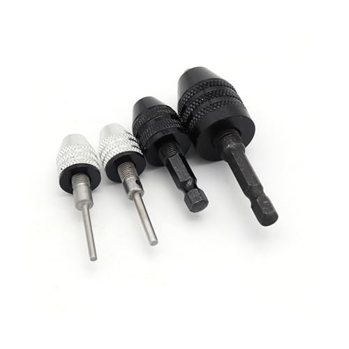 SEIDER 1 STÜCK Mini Keyless Bohrfutter 0,3-8 mm Selbstspannende elektrische Bohrer Spannzange Werkzeuge 1/4 Sechskantschaft Schnellwechselkonverter(0.3-6.5mm Hex-01) von SEIDER
