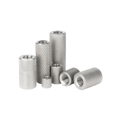 2-5 teile/los Rändelmutter M3 M4 M5 M6 M8 M10 M12 M14 M16 Edelstahl Lange Verlängerung Rändelmutter Handfestziehen(M4X12 5PCS) von SEIDER
