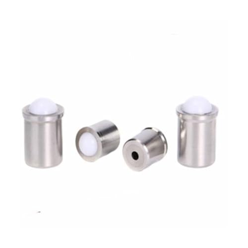 5/10 Stück 3mm 4mm 5mm 6mm 8mm 10mm Schritt Edelstahl Messing POM Plunger Push Fit Ball Spring Ball Plunger (Color : Pom Plunger Step, Size : YXP06 6MM X 7) von SEIDER