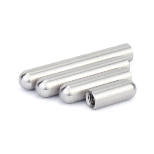 SEIDER M3 M4 M5 M6 Dübel Innengewinde Schraubenmutter 304 Edelstahl Einzelrundkopf Zylinderstift Positionierungsstift Hardware-Befestigungselement(M3X10(10pcs)) von SEIDER