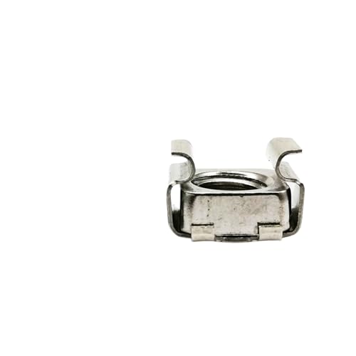 SEIDER 1/2/5/10 Stück M4 M5 M6 M8 M10 M12 A2-70 304 Edelstahl Quadratischer Clip Schwimmende Käfigmutter for Serverschrank Regal Rack Mount(1pc M12) von SEIDER