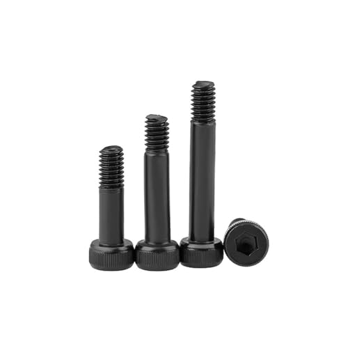 SEIDER 5/10/20 Stück Schwarze M2 M2,5 M3 Innensechskantschrauben Güteklasse 12,9, Halbgewindebolzen mit Kappenkopf(20pcs,M2.5x35) von SEIDER