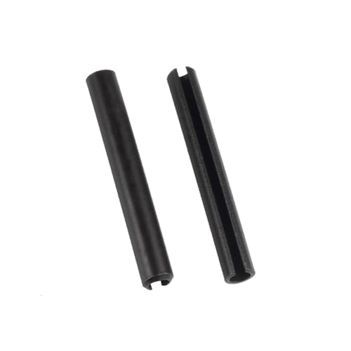 SEIDER TULDYS 50 Stück 20 Stück 10 Stück 65 mm schwarzer Kohlenstoffstahl-Federstift zylindrischer elastischer offener Stift Positionierungsstift M2 M2.5 M3 M4 M5 M6 M8 M10(M6 50pcs,25mm) von SEIDER