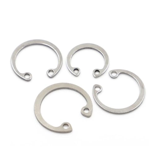 TULDYS M8 M9 M10 M11 M12 M13 M14-M30 Sicherungsringe des C-Typs for interne Sicherungsringe Sicherungsringe aus Edelstahl 304(M12 10pcs) von SEIDER