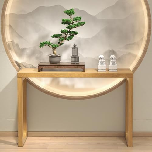 Eingangstisch aus Holz, Wohnzimmer-Eingangstisch, schmaler Beistelltisch, moderner Konsolen-Sofatisch, Eingangstisch, Flurtisch, Tisch hinter der Couch, für Wohnzimmer, Foyer, Flur, Büro(Wood,140CM/55 Eingangstisch aus Holz, Wohnzimmer-Eingangstisch, schmaler Beistelltisch, moderner Konsolen-Sofatisch, Eingangstisch, Flurtisch, Tisch hinter der Couch, für Wohnzimmer, Foyer, Flur, Büro(Wood,140CM/55 von SEIFE