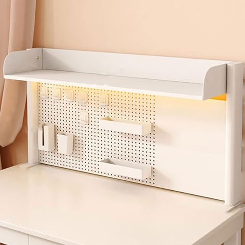 SEIFE 2-lagiges Klemmregal für Schreibtisch-Organizer, Bücherregal für Wohnheime(White,63 * 83cm/24.8 * 32.6 in) von SEIFE