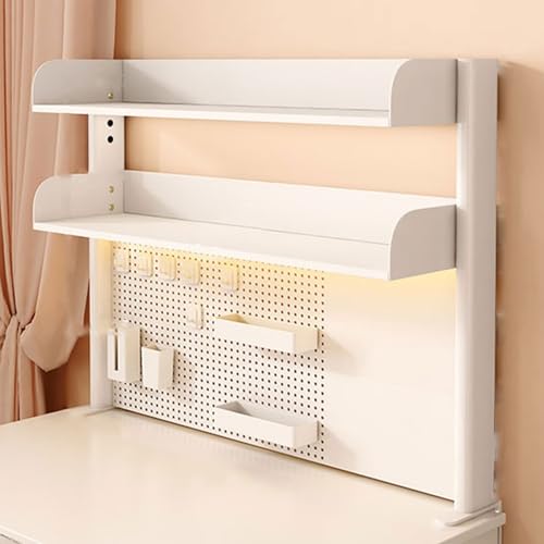 SEIFE 2-lagiges Klemmregal für Schreibtisch-Organizer, Bücherregal für Wohnheime(White,95 * 103cm/37.4 * 40.5in) von SEIFE