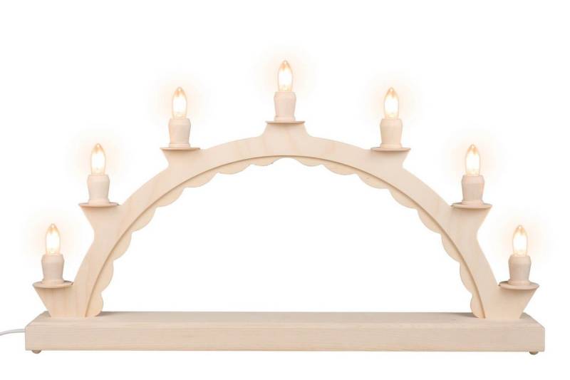 SEIFFEN.COM by Nestler LED Schwibbogen LED Schwibbogen Leerbogen, 50 cm von Nestler-Seiffen, Original von Nestler, Handarbeit aus dem Erzgebirge von SEIFFEN.COM by Nestler