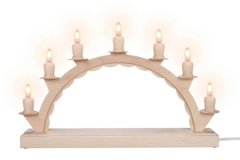SEIFFEN.COM by Nestler LED Schwibbogen LED Schwibbogen Leerbogen, elektrisch beleuchtet von Nestler-Seiffen, Handarbeit aus dem Erzgebirge, Original von Nestler-Seiffen! von SEIFFEN.COM by Nestler
