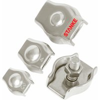 100x Simplex Klemme aus Edelstahl Inox Größe 3 für 3 mm Drahtseile Rostfrei - Seilwerk Stanke von SEILWERK STANKE