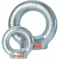 Seilwerk Stanke - 15x Ringmutter M8 Ringsmutter 8 mm Öse Mutter Auge verzinkt von SEILWERK STANKE