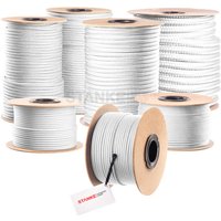 Polypropylen Seil geflochten pp Seil Polypropylenseil weiss Festmacher Flechtleine Tauwerk Tau Reepschnur, 14mm, 200m - Seilwerk Stanke Polypropylen Seil geflochten pp Seil Polypropylenseil weiss Festmacher Flechtleine Tauwerk Tau Reepschnur, 14mm, 200m - Seilwerk Stanke von SEILWERK STANKE